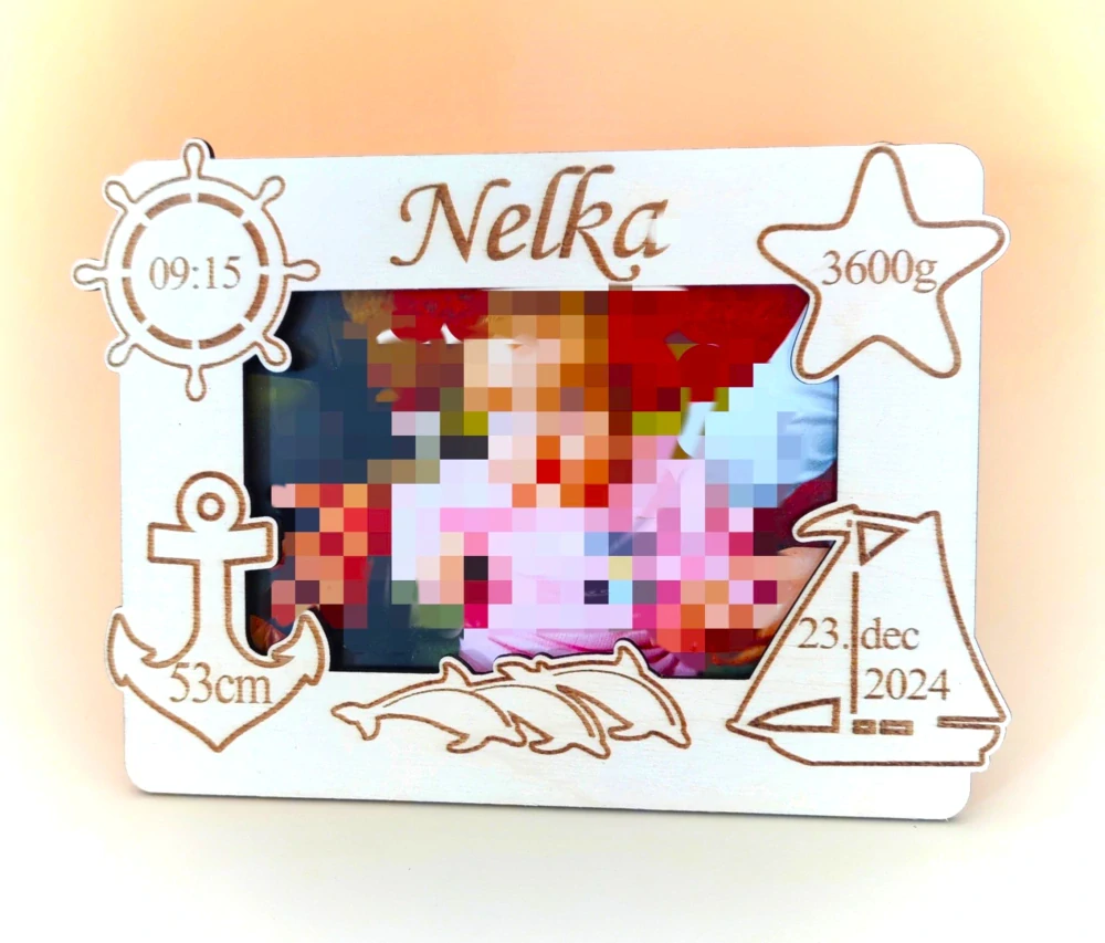 Fotorámik s menom dieťatka 3
