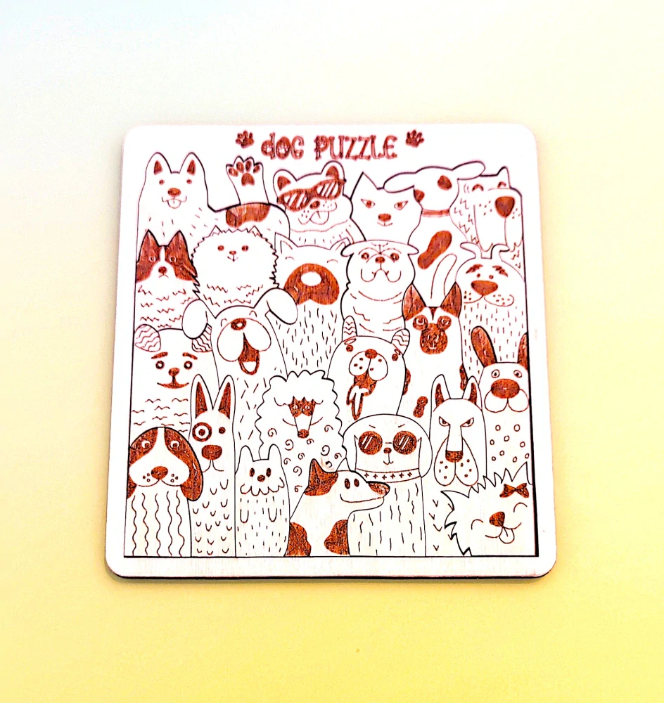 Puzzličky pre detičky - psíkovia