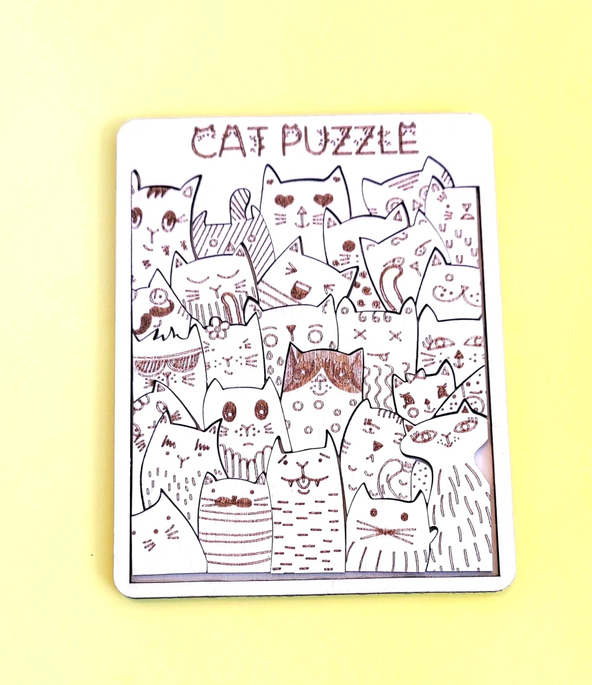 Puzzličky pre detičky - mačičky