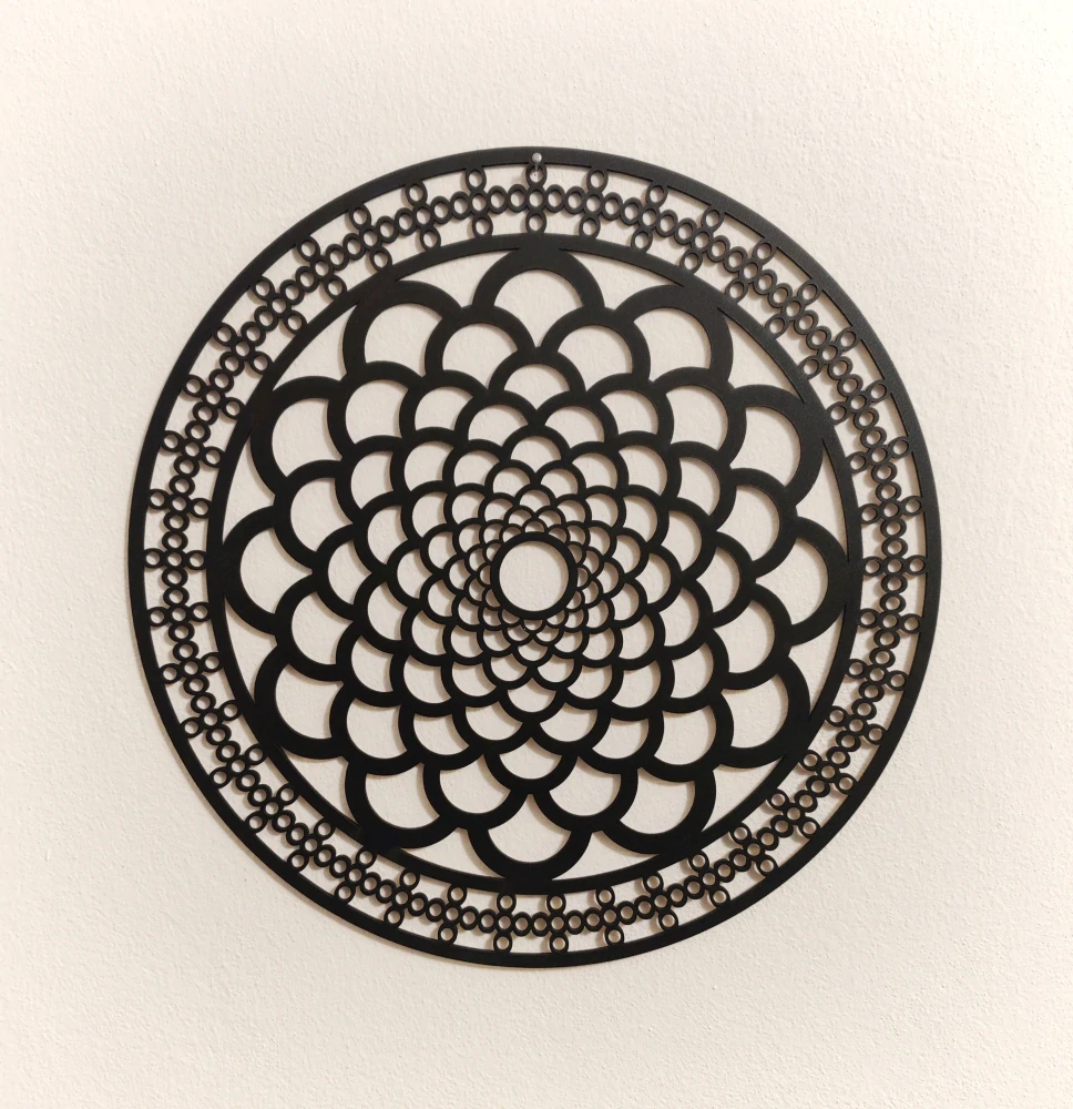 Drevená mandala - Kruhy