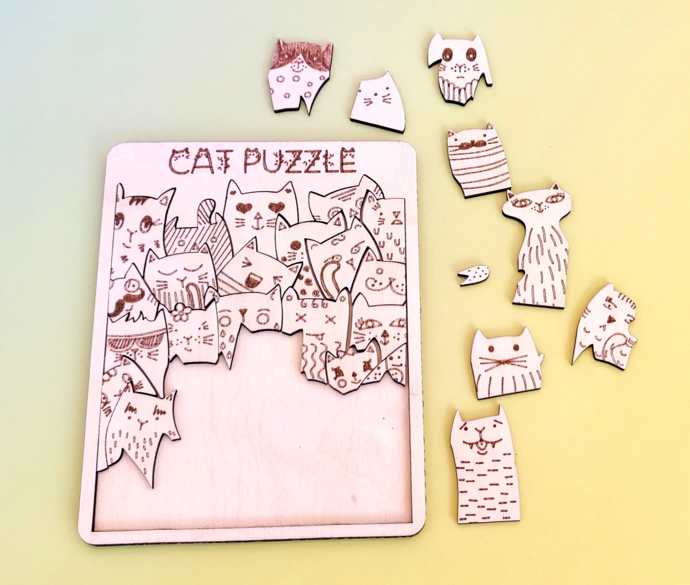 Puzzličky pre detičky - mačičky
