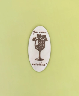 Drevená magnetka - In Vino Veritas