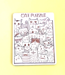 Puzzličky pre detičky - mačičky