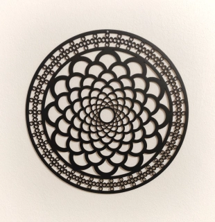 Drevená mandala - Kruhy